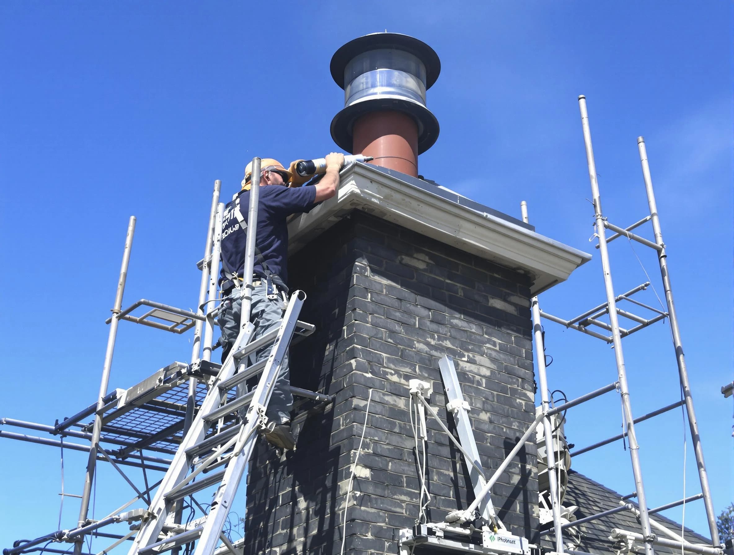 Sturdy chimney crown finished by Manalapan Chimney Sweep in Manalapan, NJ