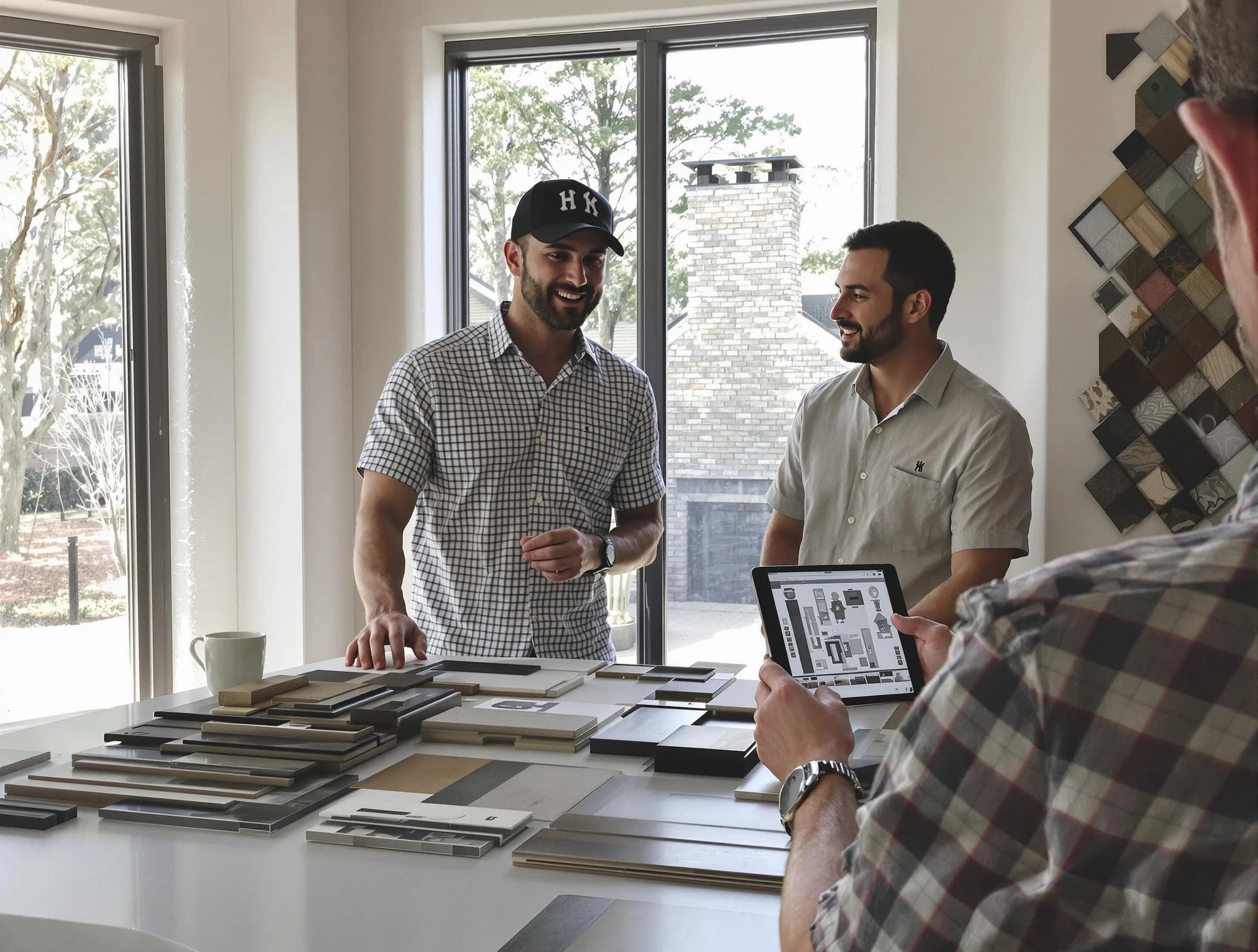 Manalapan Chimney Sweep remodeling a chimney and fireplace in Manalapan, NJ