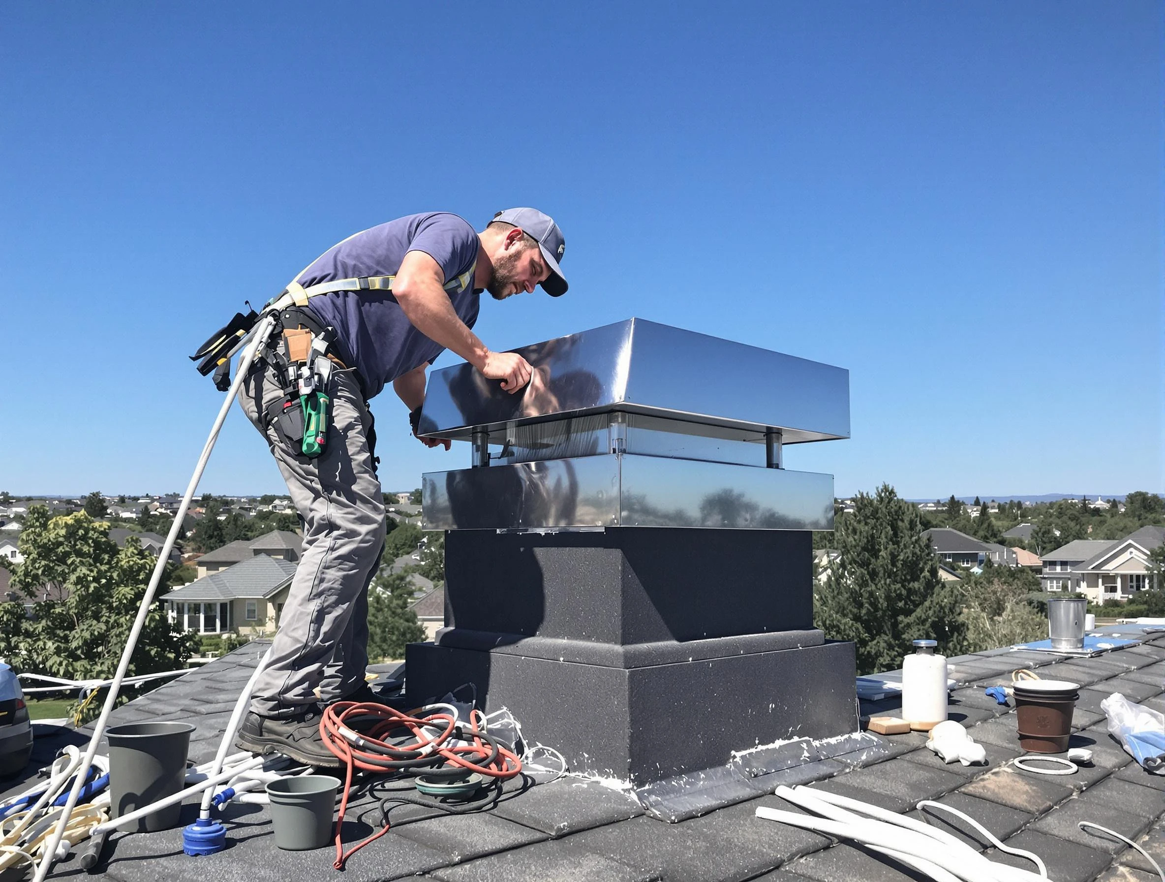 Chimney Cap Services in Manalapan
