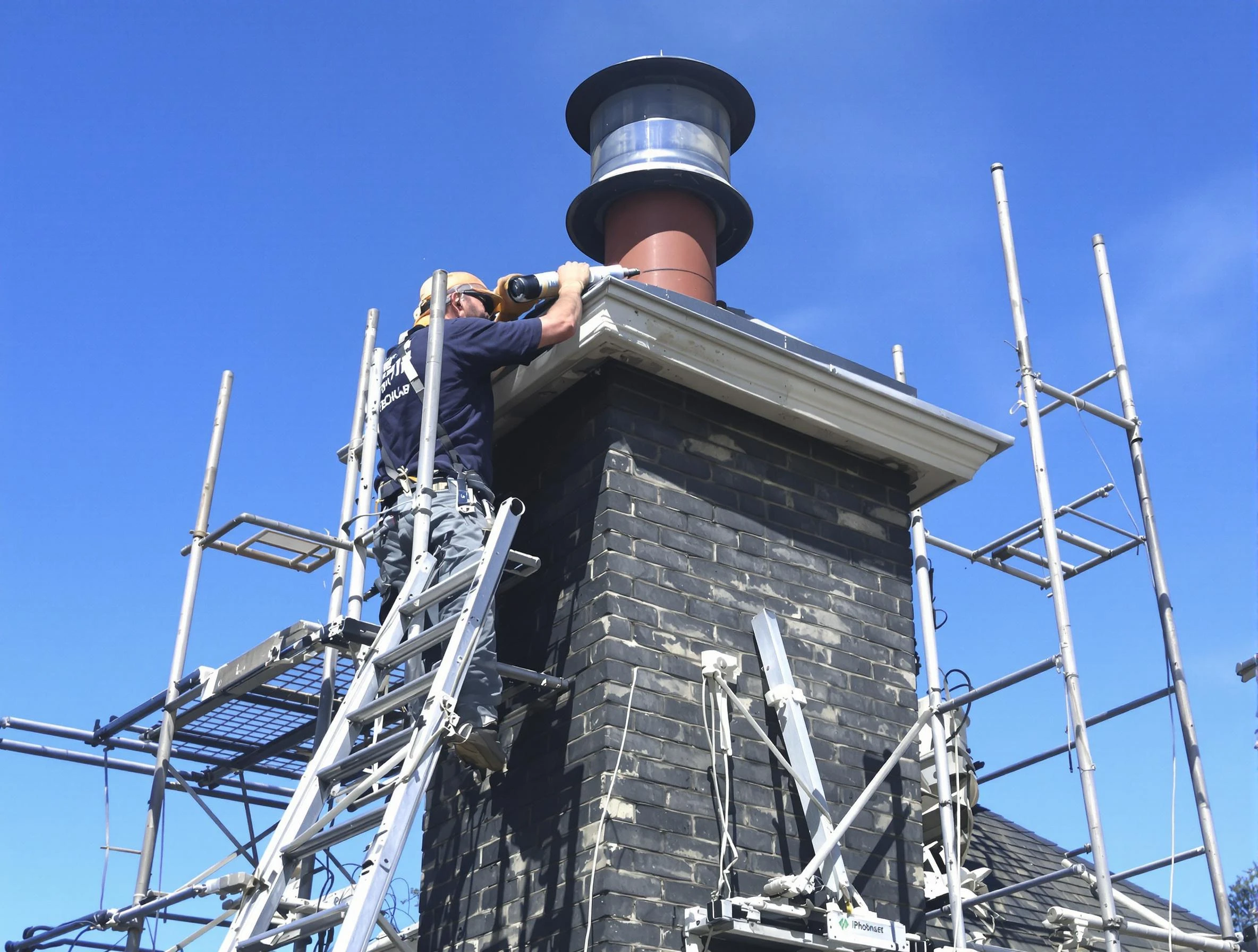 Sturdy chimney crown finished by Manalapan Chimney Sweep in Manalapan, NJ